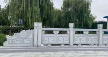 遂宁 芝麻灰桥栏杆、河道栏杆安装效果