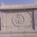 遂宁 芝麻白花岗岩屏风，照壁，影壁