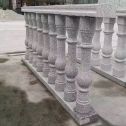 遂宁 芝麻白圆形光面花瓶柱，栏杆