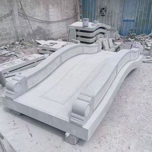 遂宁 芝麻灰花岗岩园林景观 小石桥