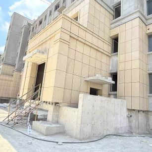 遂宁 黄金麻干挂，工地实拍