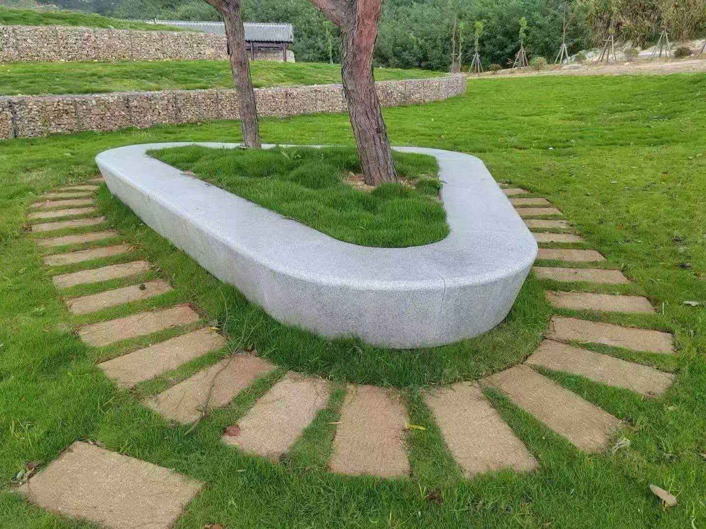 遂宁 芝麻白光面整石坐凳