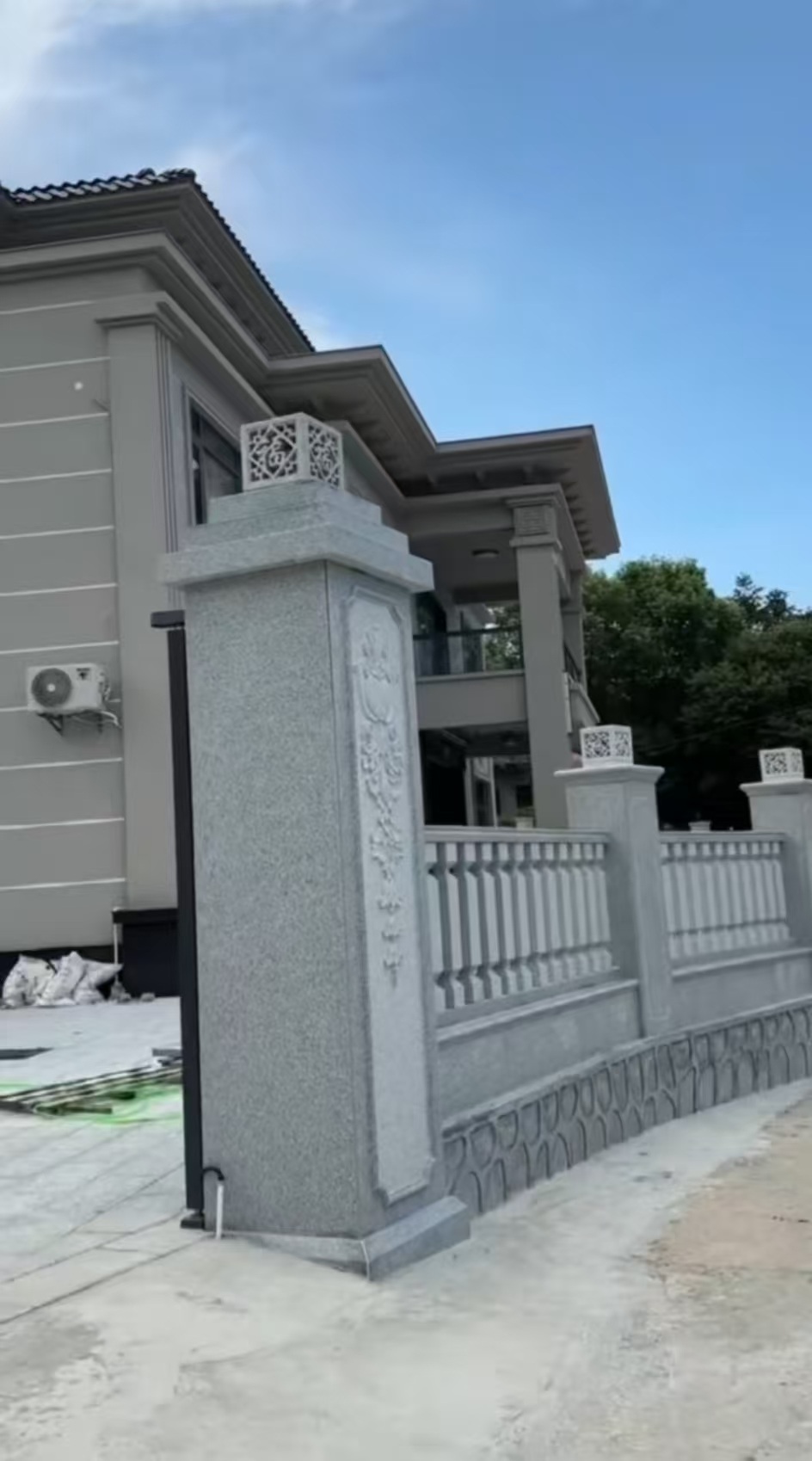 遂宁 芝麻白别墅围墙栏杆，私人订制