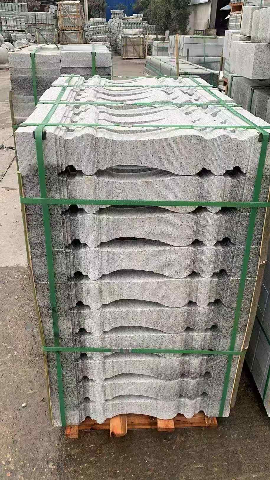 遂宁 芝麻白方形拉丝面，栏杆花瓶柱