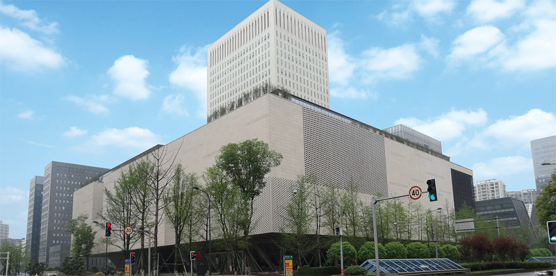 遂宁花岗岩在外墙干挂案例