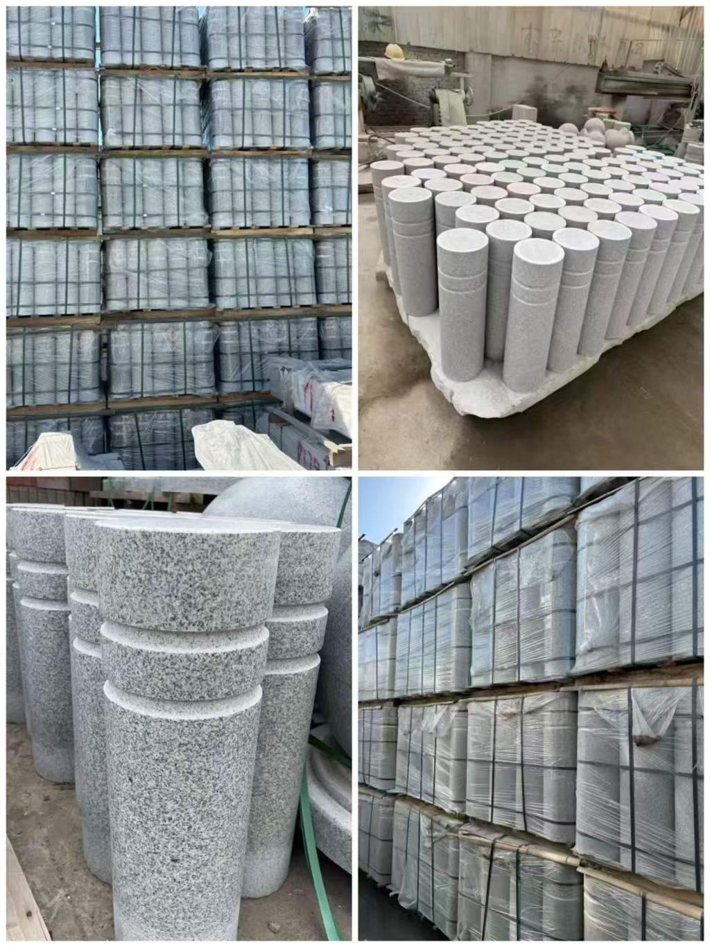 遂宁 芝麻白花岗岩挡车柱、隔离柱多少钱